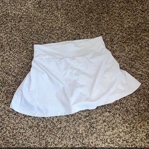 White athletic skirt
